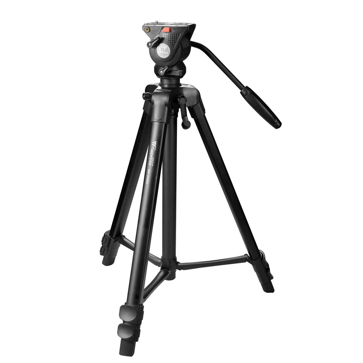 Trépied vidéo Nest WT-3308A avec tête fluide et manche de panoramique pour tournage