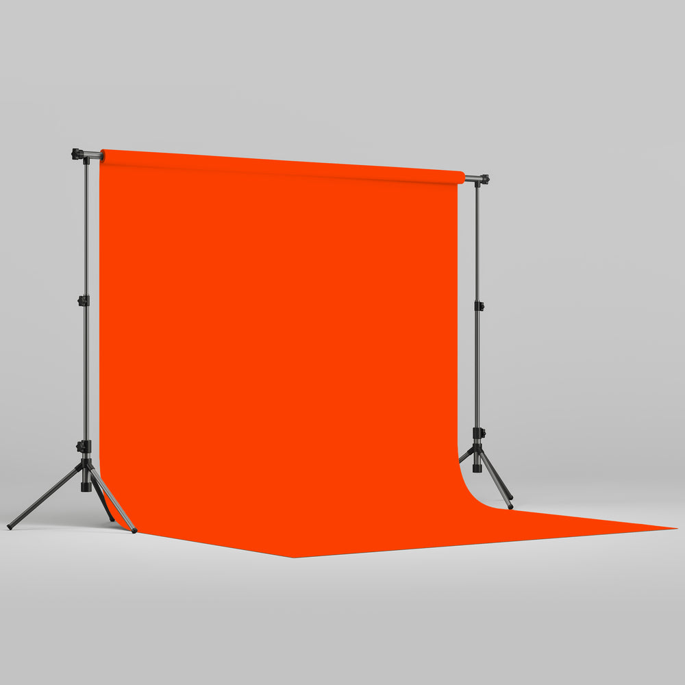 Fond papier bright orange trépied