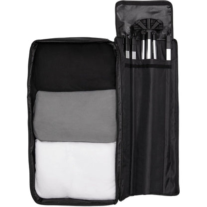 Kit fond photo X-Drop - toile blanche installée sur le support pliable
