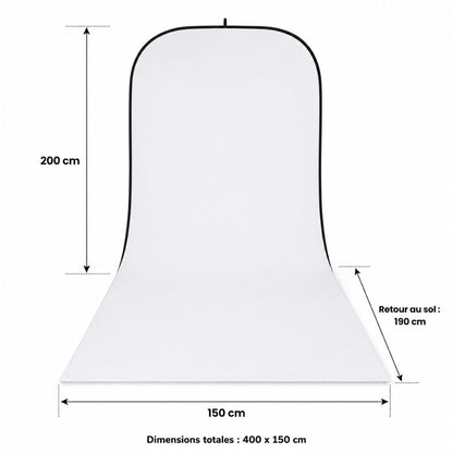 Fond pliable long our shooting taille