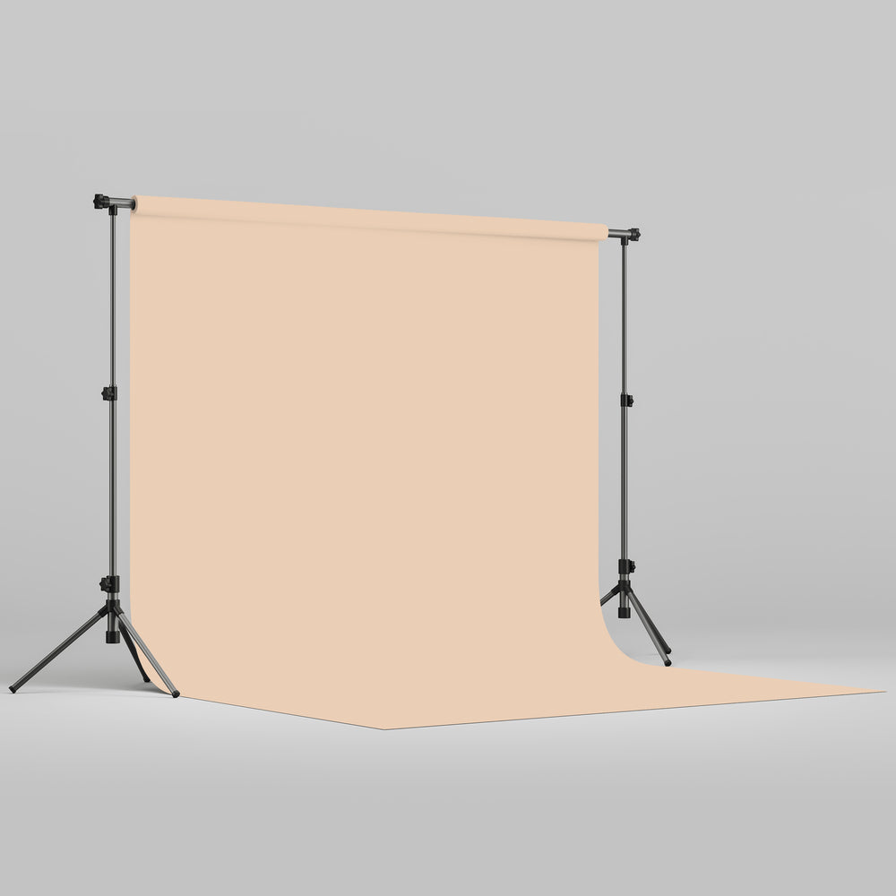 Fond papier beige ivorine trépied