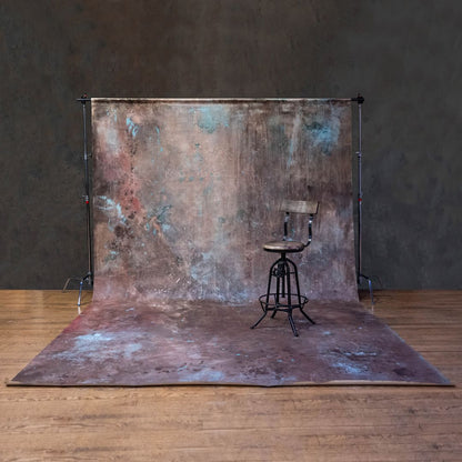 Location backdrop toile de fond oxyde tabouret