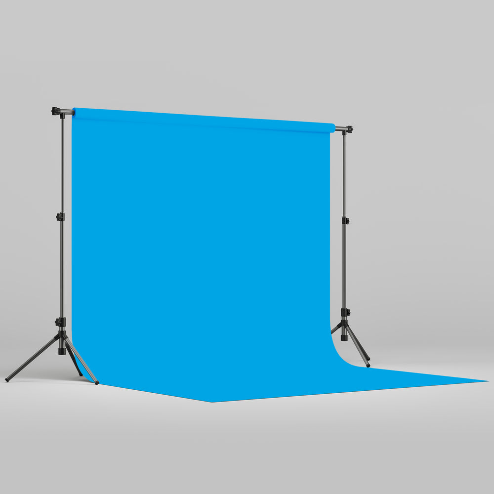 Fond papier bleu océan trépied