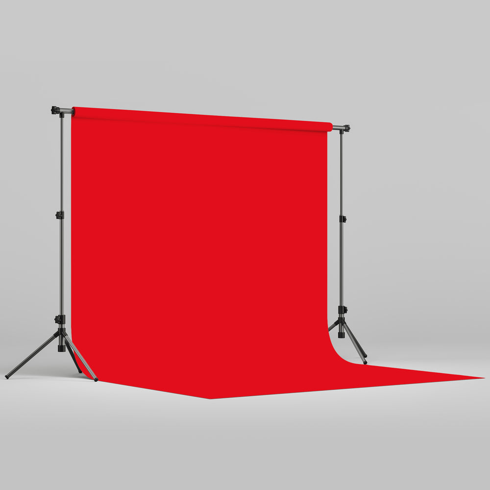 fond papier rouge scarlet trépied