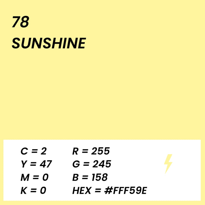 fiche technique jaune sunshine