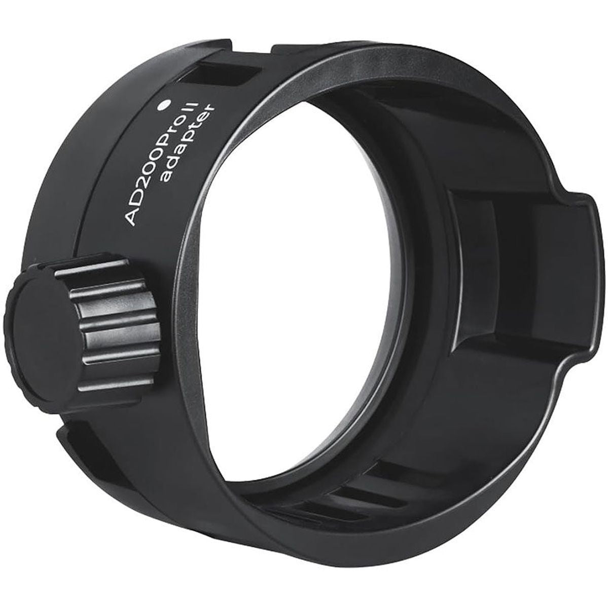 Adaptateur flash SMDV Speedbox-Flip AD200Pro II seul, bague noire marquée et molette de serrage 