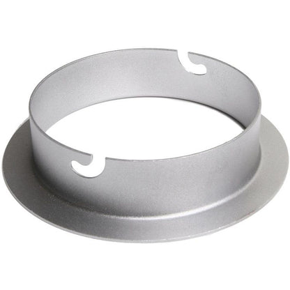 Adaptateur Rotalux Go monture Elinchrom, bague argentée à deux encoches de baïonnette 