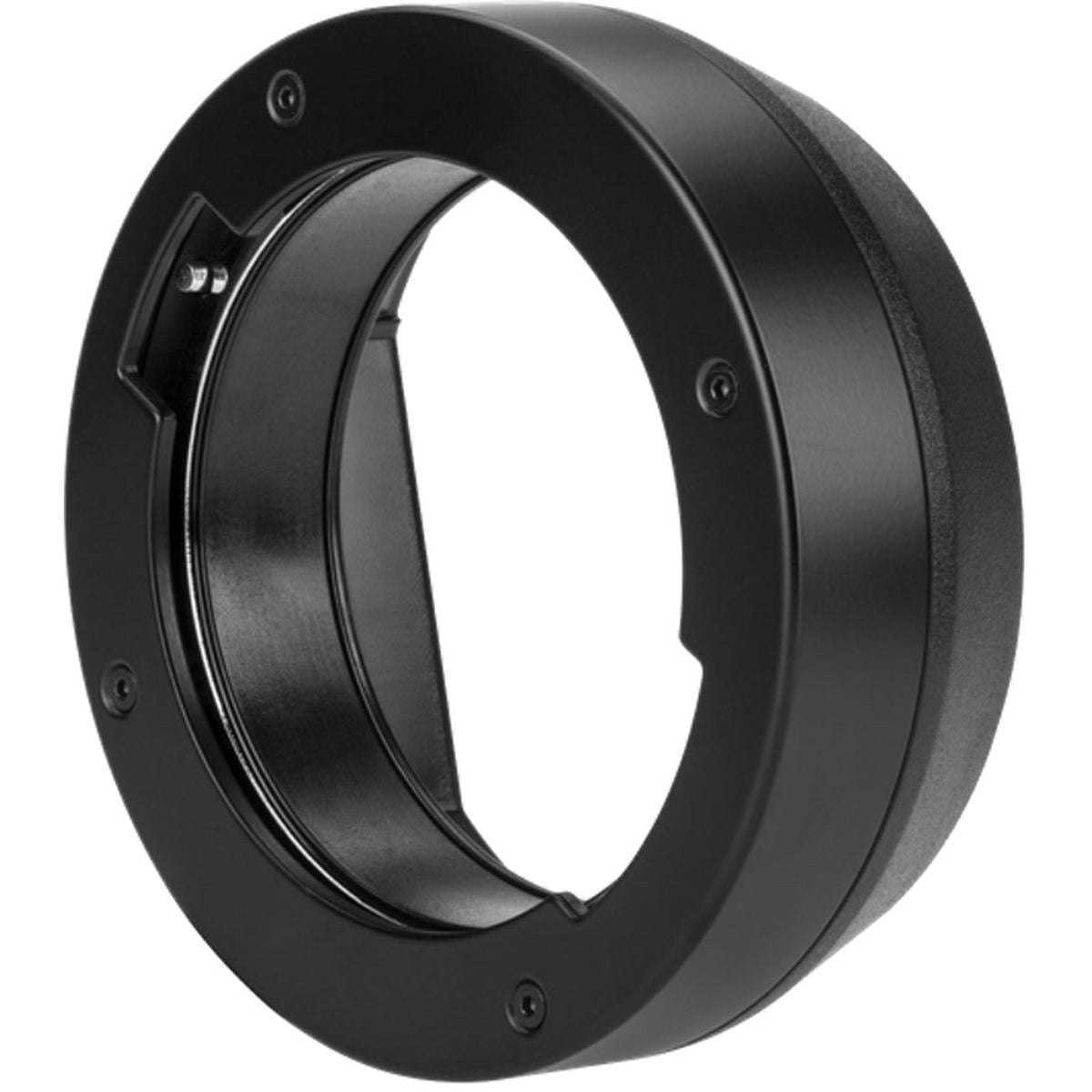 Bague d'adaptation Godox BR-AD400Pro noire vue de trois quarts 
