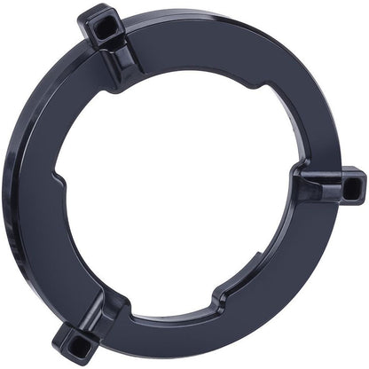 Bague de verrouillage Godox AD-CS en plastique noir, vue de face avec ses trois ergots
