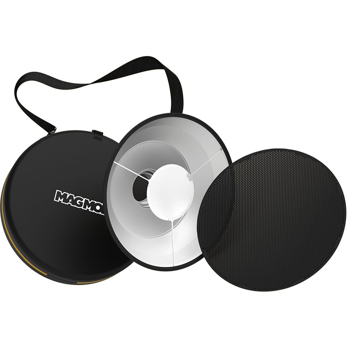 Beauty dish pliable MagMod XL, vue de face pliée