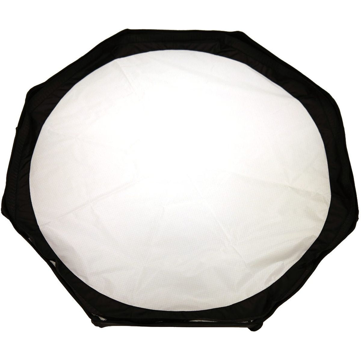 Bol beauté pliable Caruba 80 cm vu de face avec sa toile de diffusion frontale blanche en place