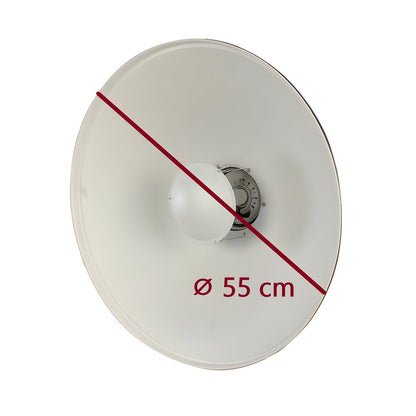 Parabole blanche du bol beauté SK-BD pour Falcon Eyes, cote de 55 cm 