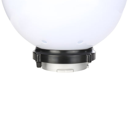 Base de la boule diffuseur Falcon Eyes FEA-DB300 et sa bague d'adaptation Falcon Eyes
