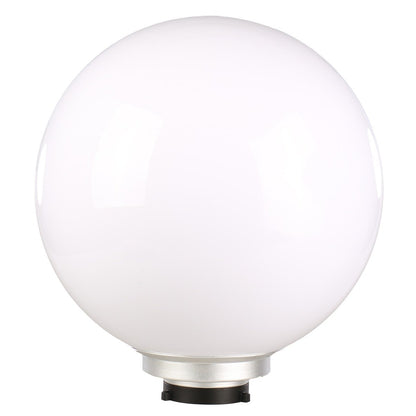Boule diffuseur StudioKing SK-DB400 de 40 cm vue de face, monture Bowens en bas 