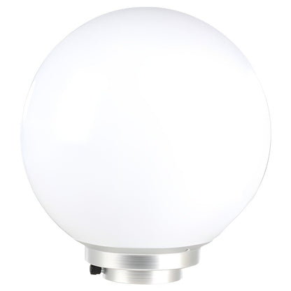 Boule diffuseur StudioKing SK-DB95 de 30 cm, collier de serrage argenté en bas