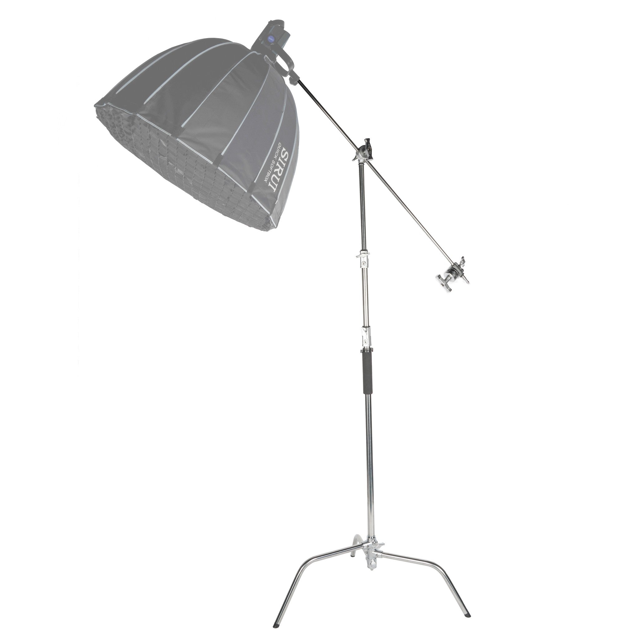 C-Stand Sirui CS01 portant une softbox en studio photo