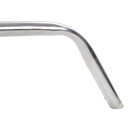Pied coudé chromé du C-stand StudioKing FT-3203S avec embout de protection