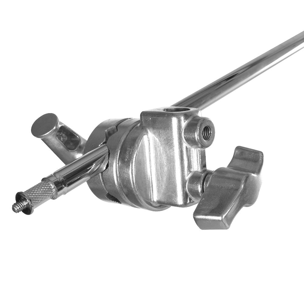 Tête de serrage du bras du C-stand StudioKing FT-3203S et extrémité filetée