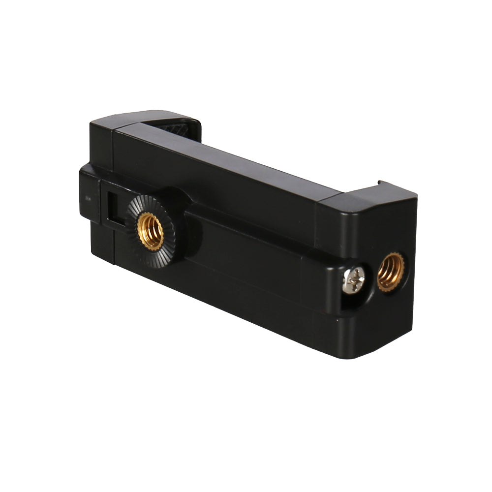 Support de smartphone noir à filetages laiton fourni avec le Pocket C-stand StudioKing