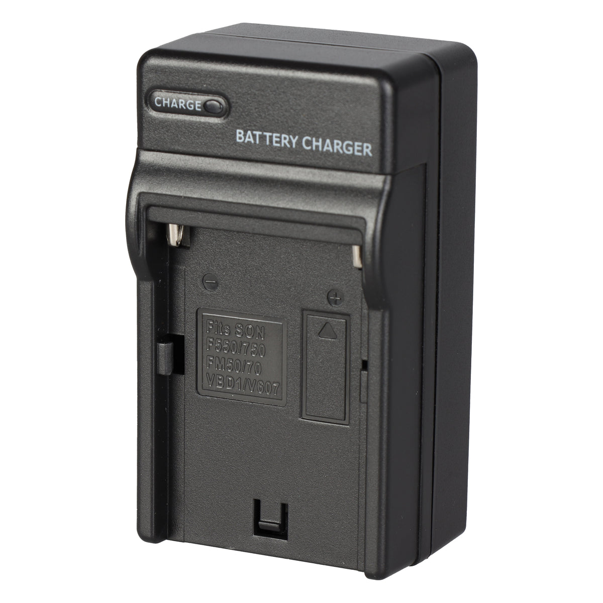 Chargeur Falcon Eyes SP-CHG pour batteries NP-F, logement vide et voyant Charge