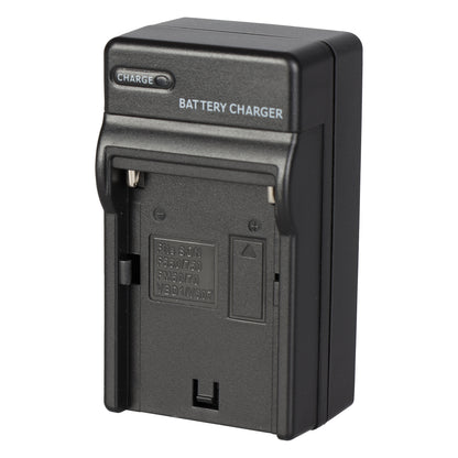 Chargeur Falcon Eyes SP-CHG pour batteries NP-F, logement vide et voyant Charge
