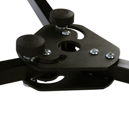 Moyeu central vu de dessus du chariot Falcon Eyes PT-80