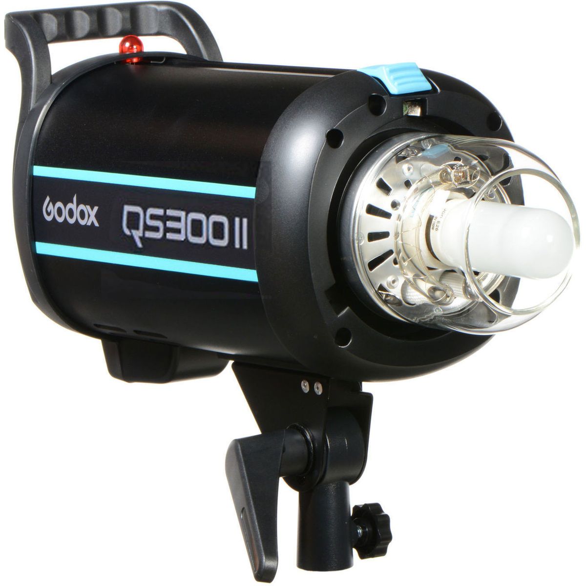 Flash studio Godox QS300II, écran LCD et boutons de réglage