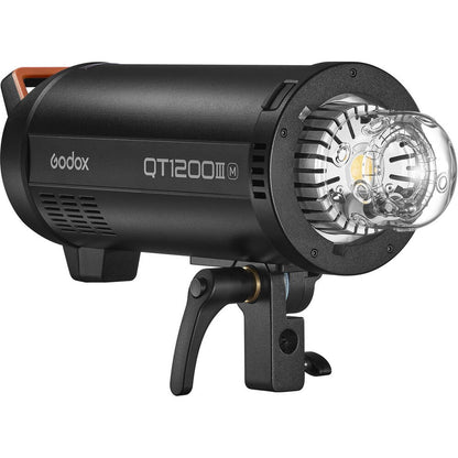 Flash studio Godox QT1200IIIM, vue de face avec réflecteur