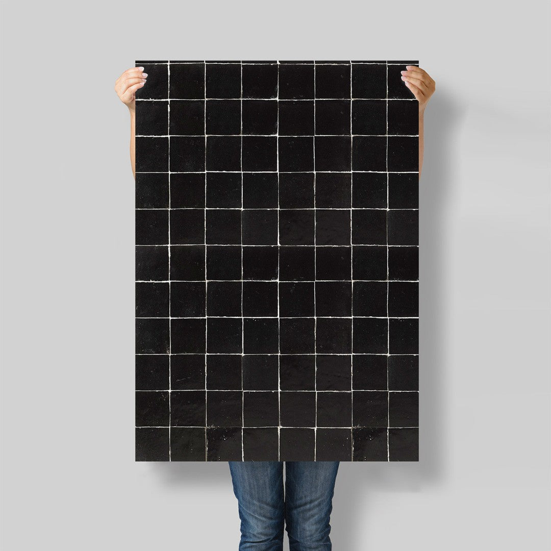 flat lay carreaux 3028#couleur_3028-Noir-Graphite