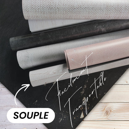 flat lay vinyle souple facilement transportable