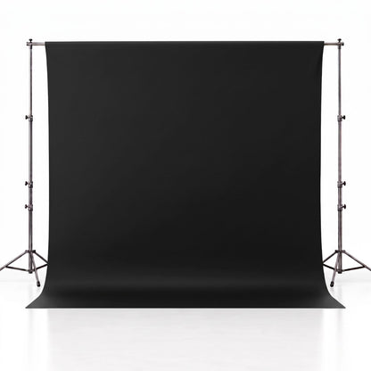 Fond photo anti-froissage Caruba 2,6 x 3 m, coloris noir 