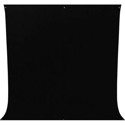 Toile de Fond Photo Anti-Froissage Westcott 2,7 x 3 m, coloris noir 