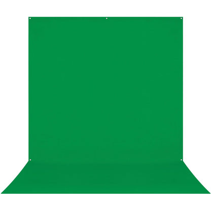 Fond Photo Anti-Froissage Westcott X-Drop Pro Sweep 2,4 x 4 m, coloris vert chroma key 
