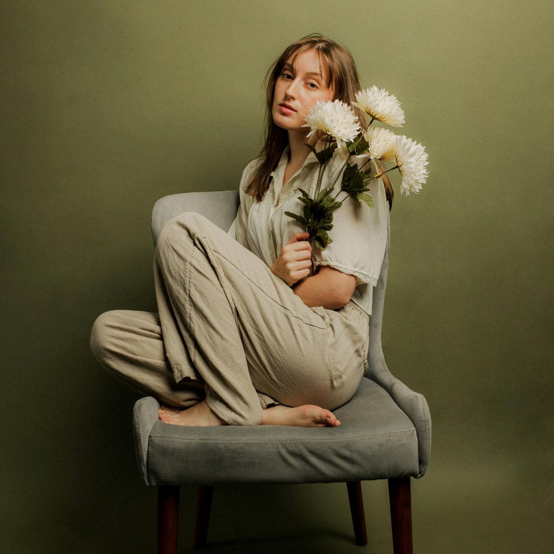 fond papier vert tropical green femme