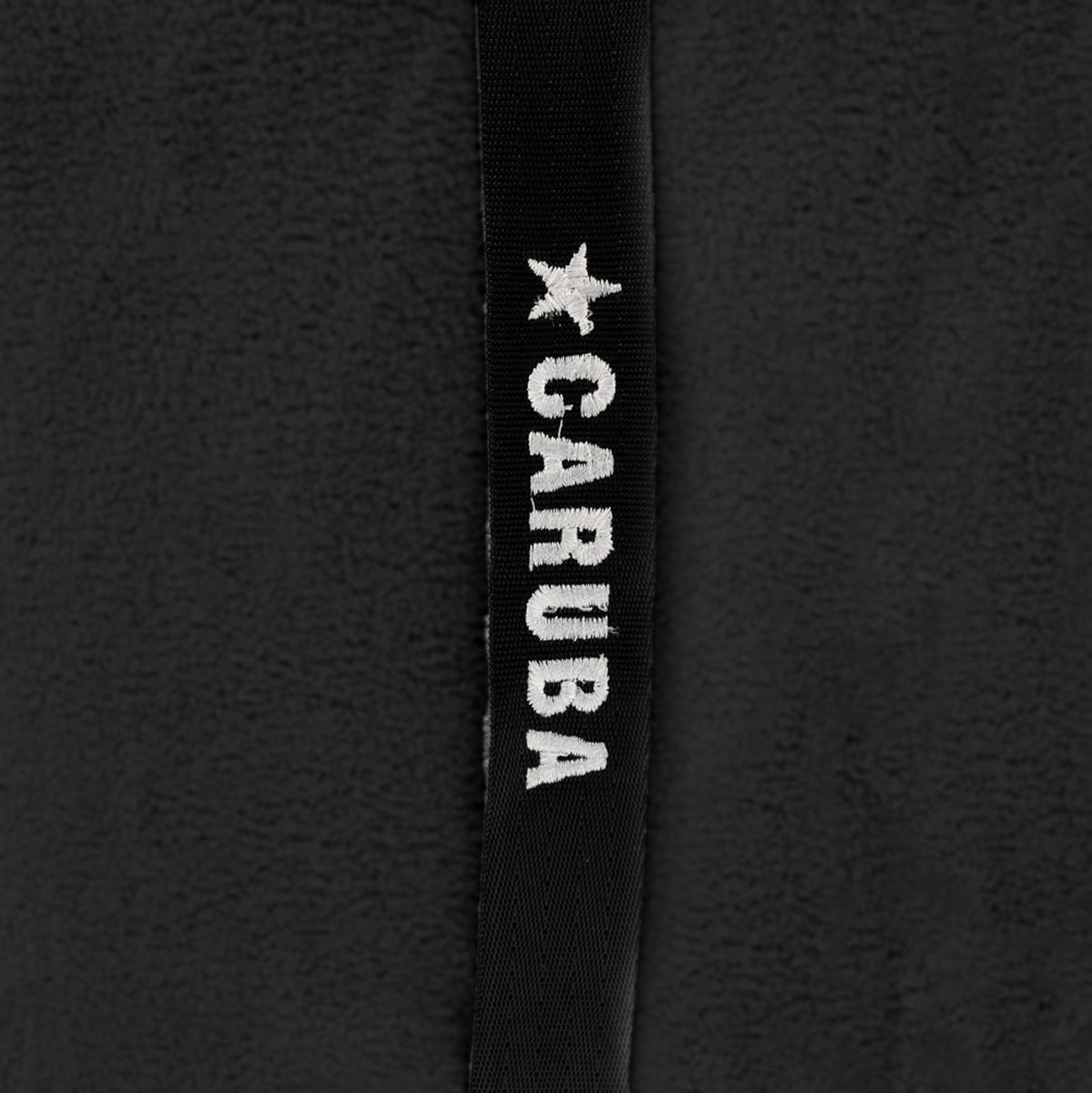 Fond Photo Anti-Froissage Caruba 2,6 x 6 m, coloris noir, sangle de maintien brodée Caruba 