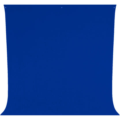Toile de Fond Photo Anti-Froissage Westcott 2,7 x 3 m, coloris bleu chroma key 