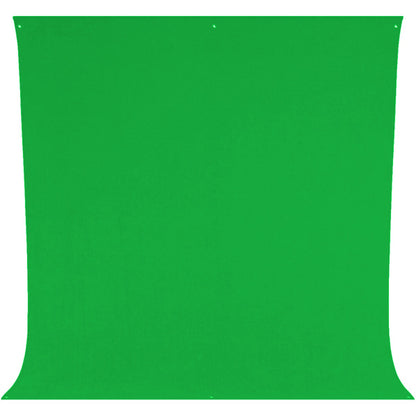 Toile de Fond Photo Anti-Froissage Westcott 2,7 x 3 m, coloris vert chroma key 
