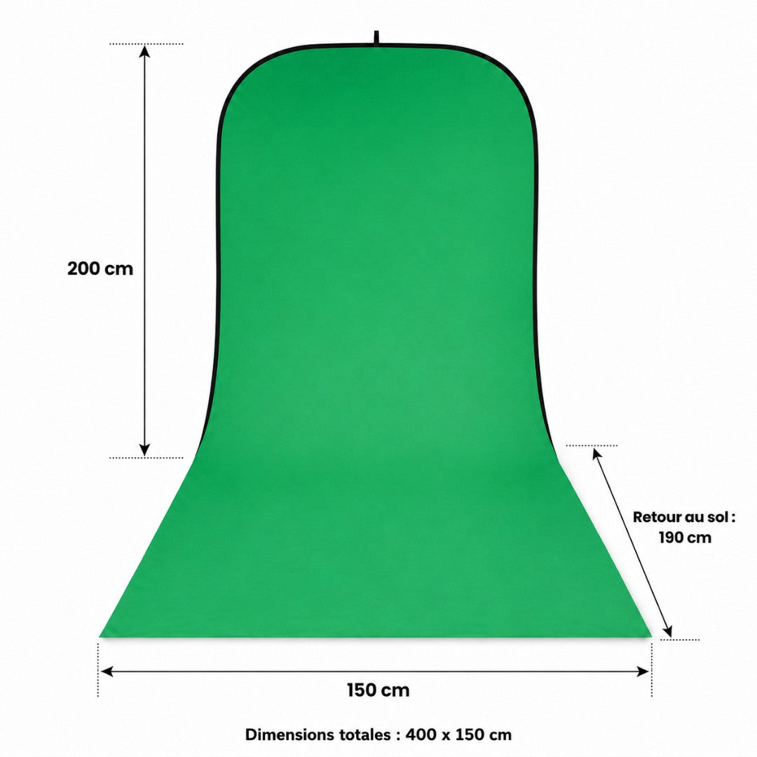 fond vert pliable photo produit