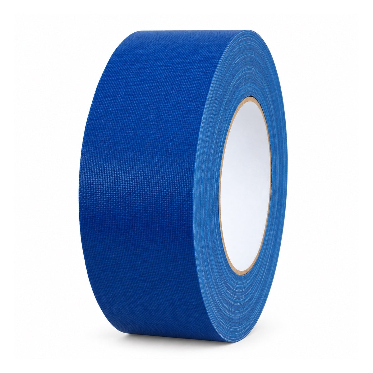 Gaffer tape Falcon Eyes bleu 5 cm x 50 m pour fond d'incrustation, vu de trois quarts 