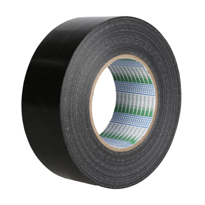 Gaffer tape Falcon Eyes noir 5 cm x 50 m, rouleau vu de trois quarts 