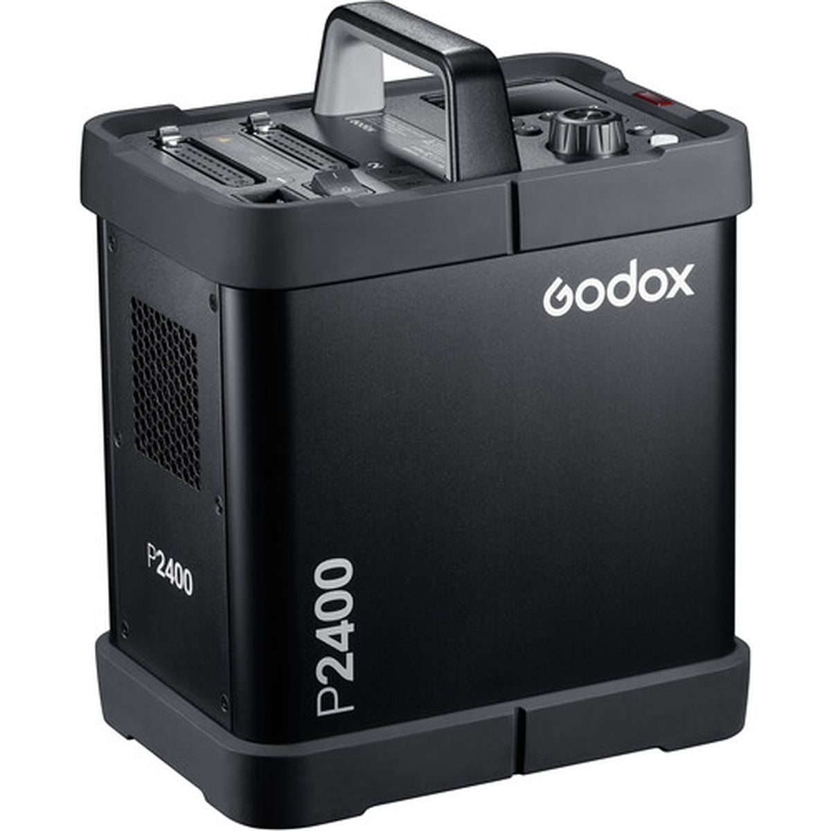 Générateur de flash Godox P2400 vue de face avec poignée