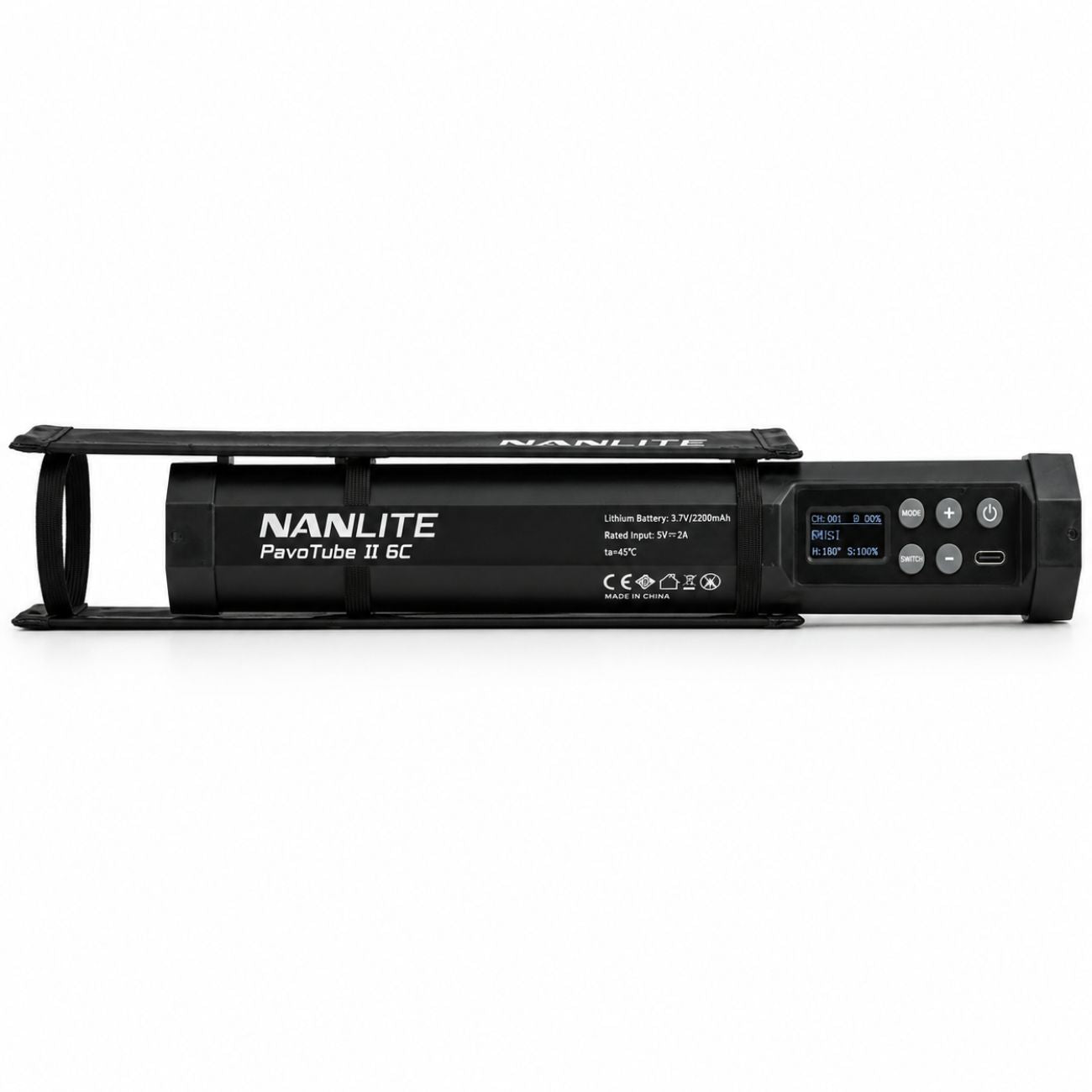 Grille nid d'abeille Nanlite pour Pavotube 6C II, sangles élastiques