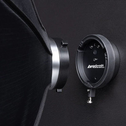 Contenu du kit Base et Adaptateur Westcott Float : base, adaptateur et visserie