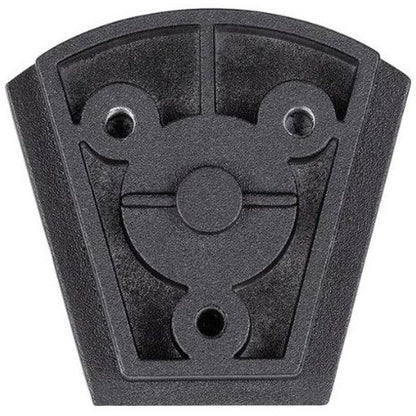 Schéma de fixation murale de la base Westcott Float avec trois vis à bois