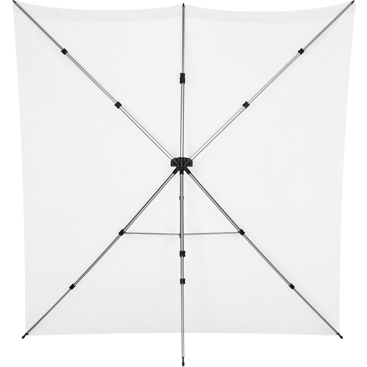 Kit Fond Photo Westcott X-Drop Pro + Support 2,4 x 2,4 m, coloris blanc, vue 4 