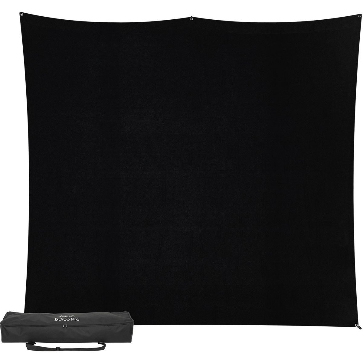 Kit Fond Photo Westcott X-Drop Pro + Support 2,4 x 2,4 m, coloris noir, vue 5 