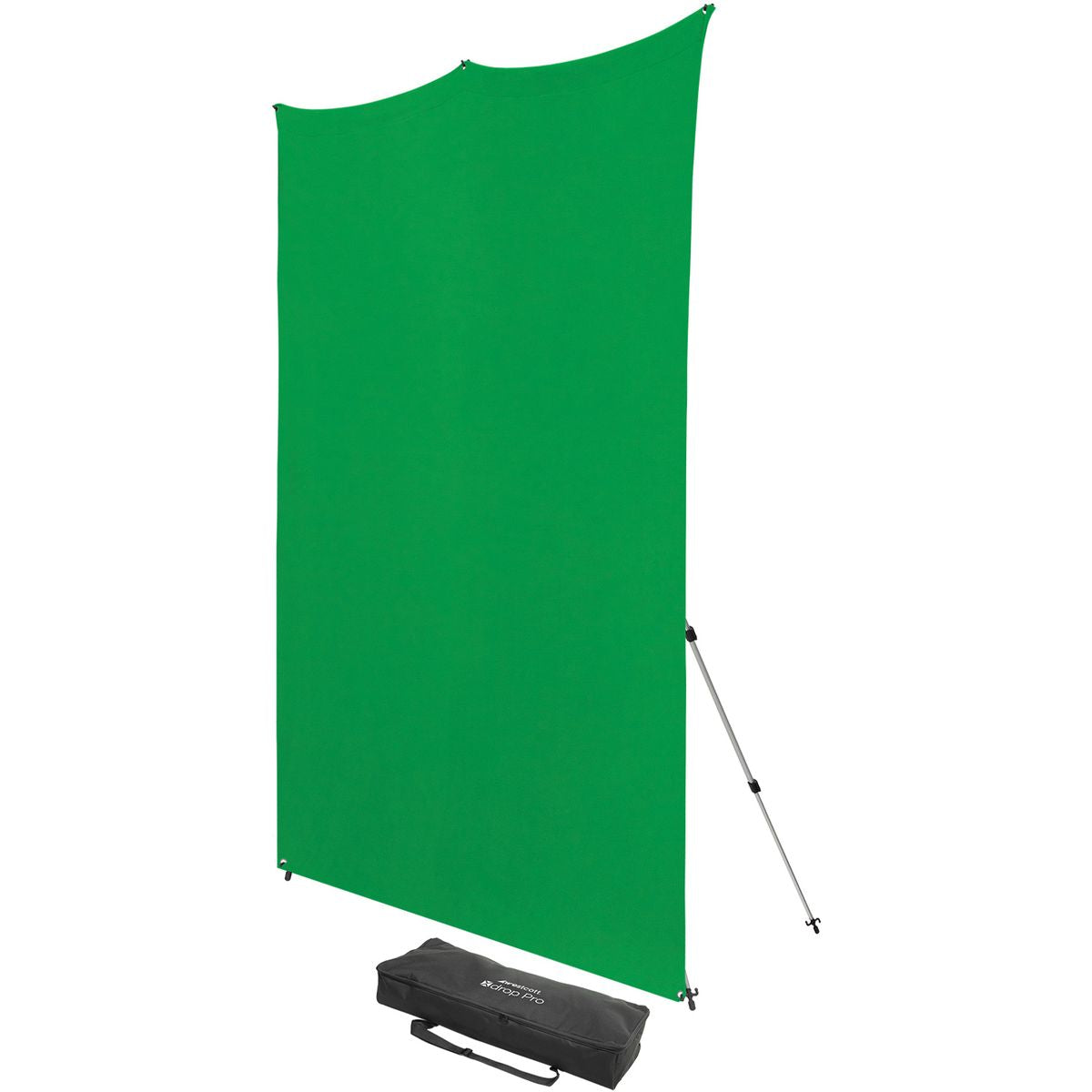 Kit Fond Photo Westcott X-Drop Pro + Support 2,4 x 2,4 m, coloris vert chroma key 