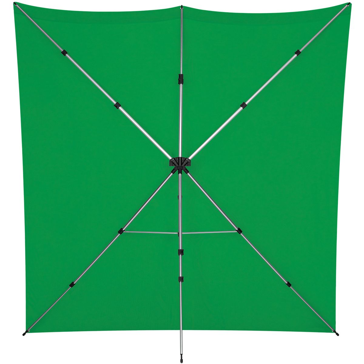 Kit Fond Photo Westcott X-Drop Pro + Support 2,4 x 2,4 m, coloris vert chroma key, vue 4 