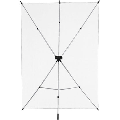Kit Fond Photo Westcott X-Drop + Support 1,5 x 2,1 m, coloris blanc, vue de dos de l'armature du support X-Drop 