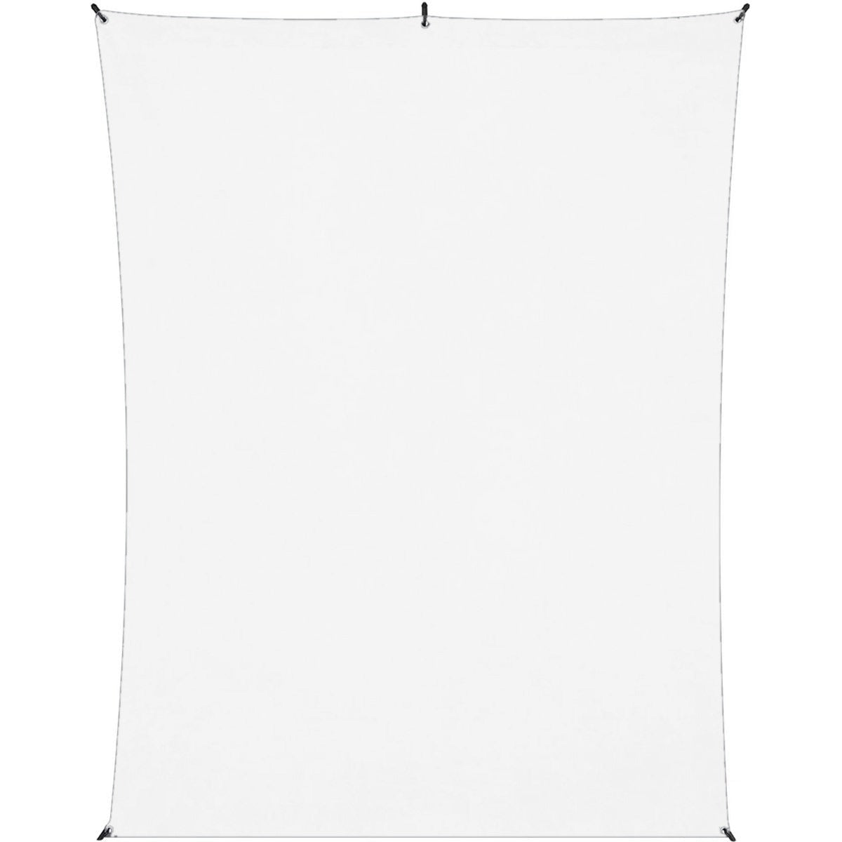 Kit Fond Photo Westcott X-Drop + Support 1,5 x 2,1 m, coloris blanc, vue de face 